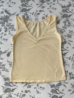 Brandy Melville Cinched V-Neck Tank